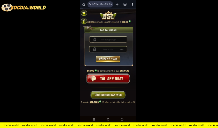 Bấm chọn 'Tải app ngay'